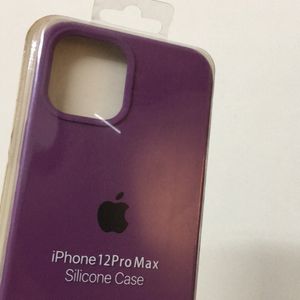 IPhone12ProMax Dark Purple Silicone Cover