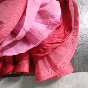 Stitched Frill Gown For Kids