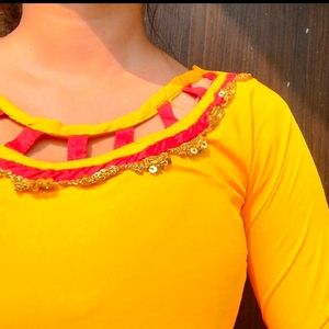 Trouser Kurti With Dupatta 💛