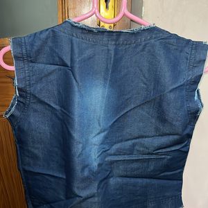 Denim Short Shrug