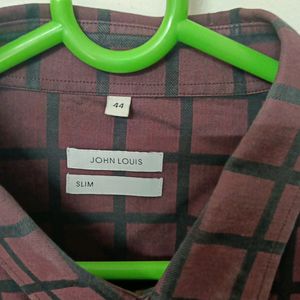 John Louis - Maroon Elegant Shirt