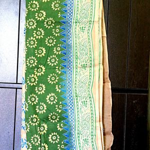 Patli Pallu Malmal Saree