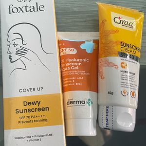 Set Of 3 Sunscreen