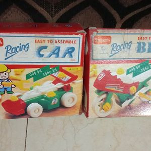 funskool bike and car kids toy