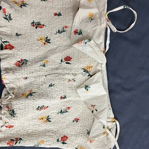 Zara Floral Crop Top