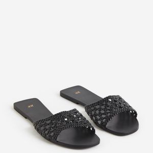 H&M Braided Slides.