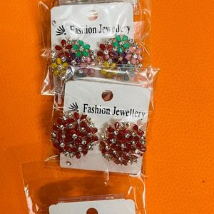 New 4 Pics Combo Set Fancy Earrings