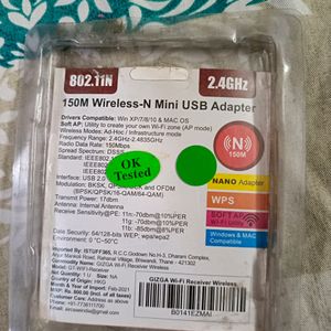 Wireless WIFI USB Adapter