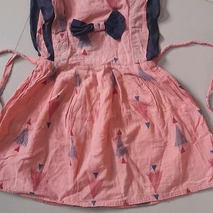 Combo Of Mom N Daughter Fancy Pure Cotton Dress