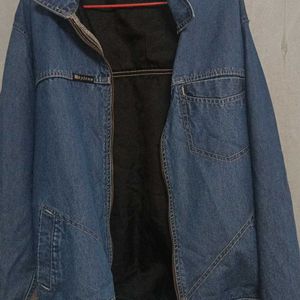 Denim Jacket With Zipper