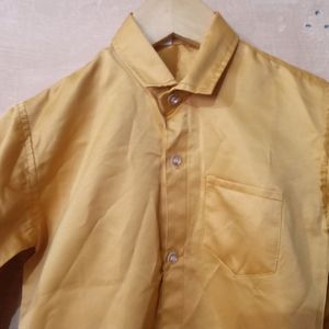 Golden Shirt For Boys