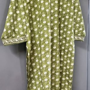 Cotton Printed Kurta Set