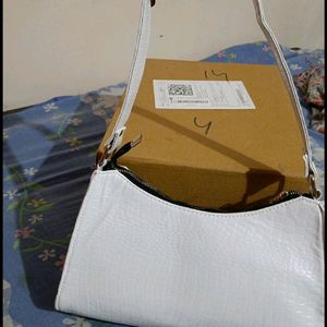 New White Sling Bag