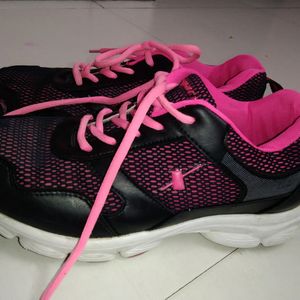 Sparx Black Pink Sports Shoes