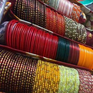 Glass Bangles With Box