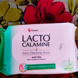 EF Tiv Lacto Calamine Daily Cleansing Wipes Aloe V