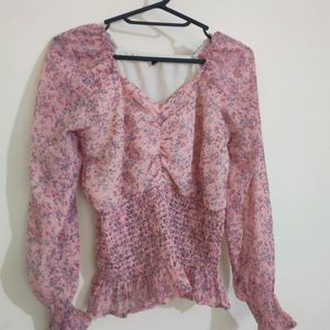 Pink Crop T-shirt