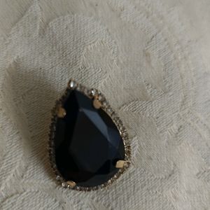 Black Drop Earrings