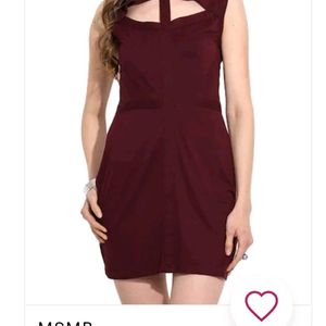 Maroon Dress