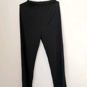 Black Ribbed Evergreen Trouser.