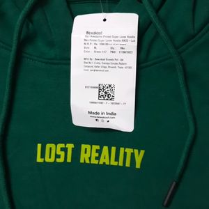 Bewakoof Lost Reality Hoodie with Double Piece Sleeve