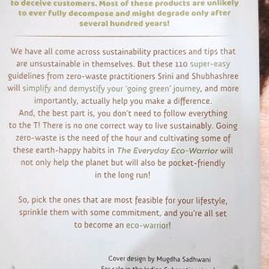 Sustainability Habits Book