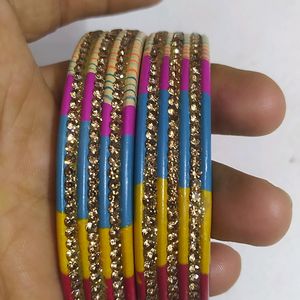 New Lac Lehriya Pattern Bangle