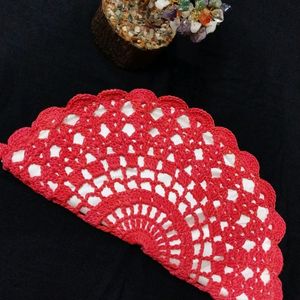 Semi Circle Crochet Clutch