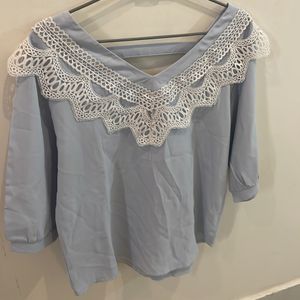 Beautiful Light Blue Top