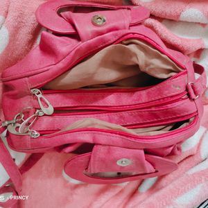 Hot Pink Sling Bag For Women