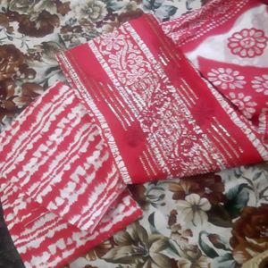 New Red Cotton Material