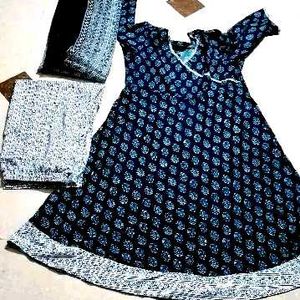 Angrakha Style Dress Set