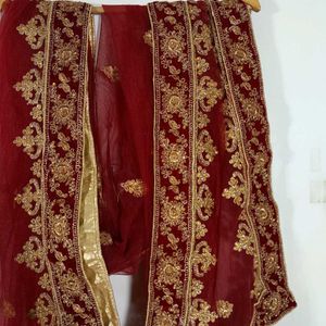 Emblished Bridal Lehenga Choli Set For Women's