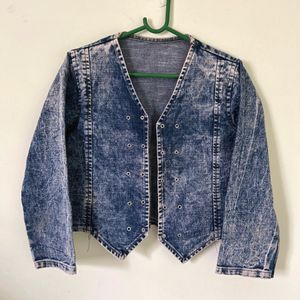 Denim Crop Jacket