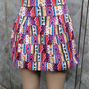 Multi Printed Skirt