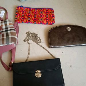 Slingbag And Clutches