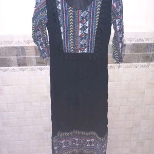 A Navy Blue Kurti