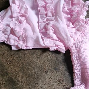 Baby Pink Korean Top