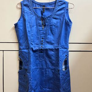 Blue Sleeveless Top