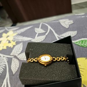 Timex Womens Watch Golden Chain