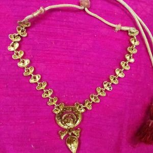 Beautiful Stone & Meena Necklace