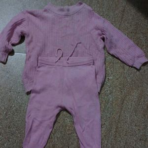 Rough Wear Pink Suit For Baby Girl