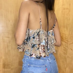 Floral Cami Top- Nasty Gal