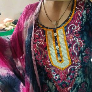 Patiyala Dress With Full Work Dupatta