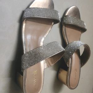 Catwalk Heels With Rhinestones Straps