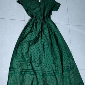 Max Brand Green Anarkali Kurti