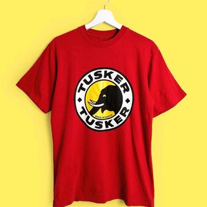 Vintage 90's TUSKER African Beer Unisex T- shirt