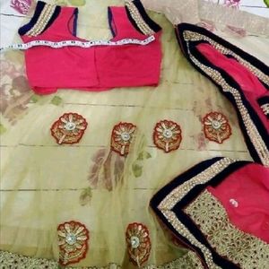 Lehnga Style Saree