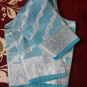 Organza Saree With Blouse