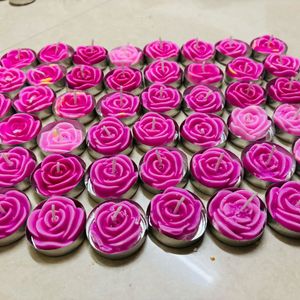 rose tlight candles for diwali